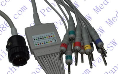 Kenz PC-104 ECG machine patient cable